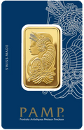 1 oz Gold Bar (Inc. Assay Card) (Assorted Designs) (Circulated) – Pamp Suisse